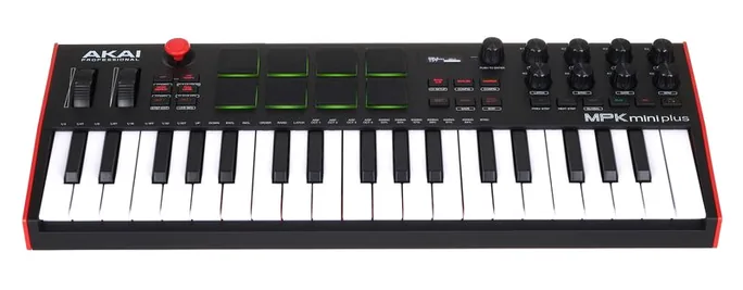 AKAI Professional MPK mini Plus, pads et faders, photo 2