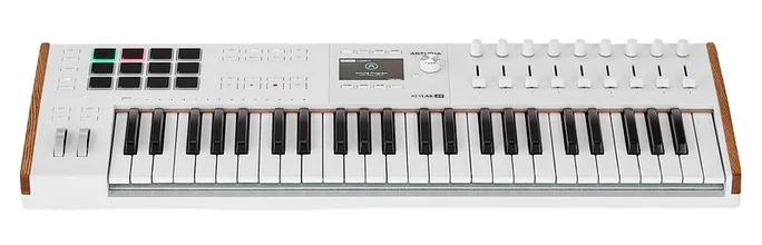 Arturia KeyLab 49 mk3 White, vue de dessus, photo 2