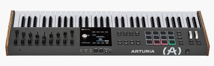 Arturia KeyLab 61 mk3 Black, pads et faders, photo 4