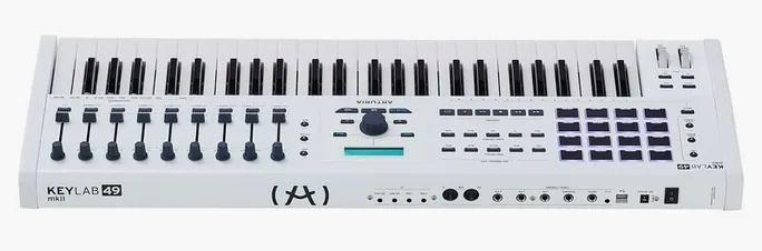 Arturia KeyLab MkII 49 White, vue de dessus, photo 4