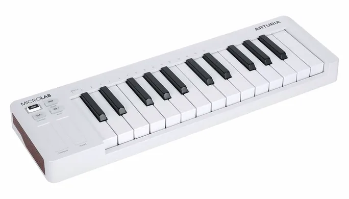 Arturia MicroLab Mk3 White, vue de profil, photo 3
