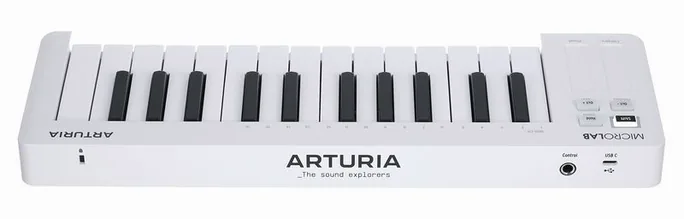Arturia MicroLab Mk3 White, vue de dessus, photo 4