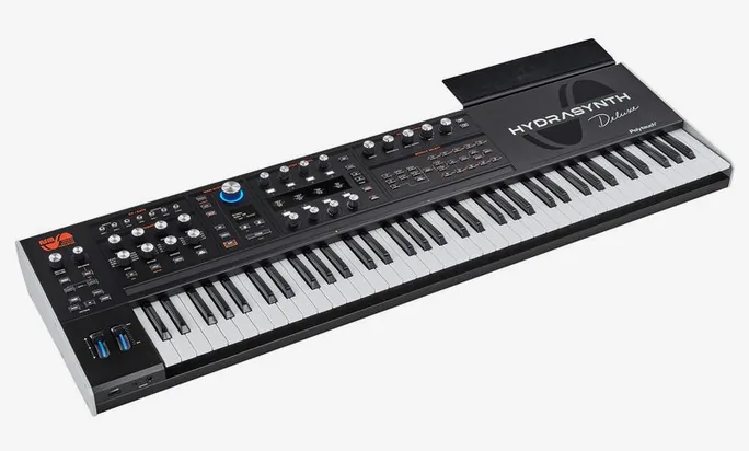 ASM Hydrasynth Deluxe, vue de trois quarts, photo 3
