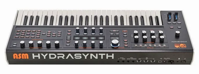ASM Hydrasynth Keyboard, vue de profil, photo 4