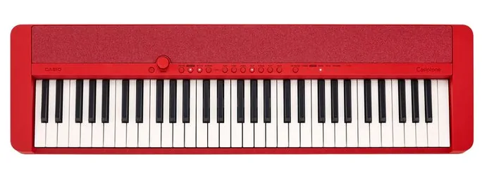 Casio CT-S1RD, vue de trois quarts, photo 3