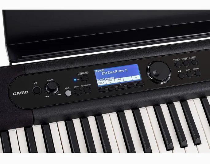 Casio CT-S400, écran et boutons, photo 4