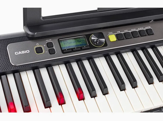 Casio LK-S250, vue de trois quarts, photo 4