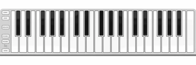 ESI Xkey 37, vue de profil, photo 2