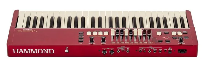 Hammond M-solo Burgundy, vue de profil, photo 4