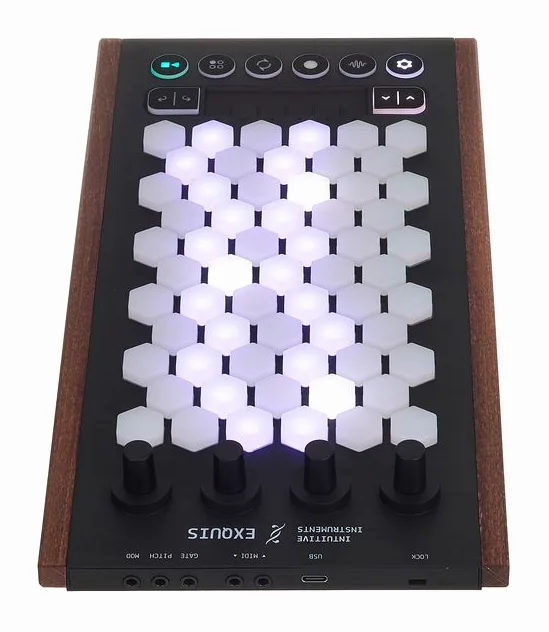 Intuitive Instruments Exquis Deluxe Dark Wood, pads et faders, photo 4