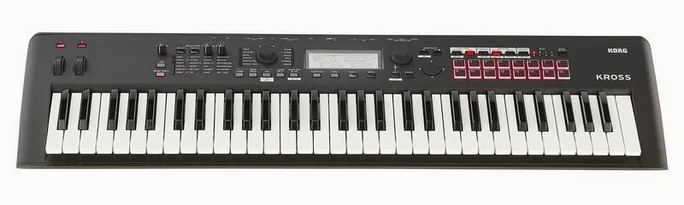 Korg Kross 2-61, molettes, photo 2