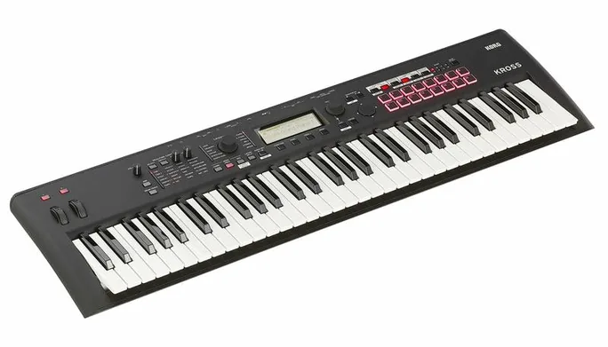 Korg Kross 2-61, vue de trois quarts, photo 3