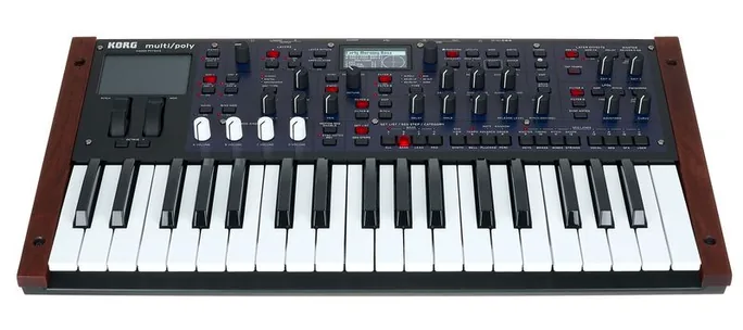 Korg multi/poly, vue de profil, photo 2