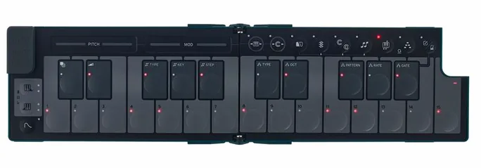 Korg nanoKEY Fold Alpine Green, vue de profil, photo 3