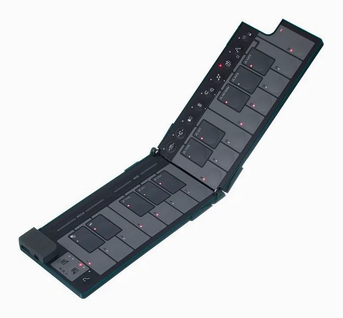 Korg nanoKEY Fold Alpine Green, vue de dessus, photo 4