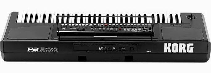 Korg PA-300, vue de dessus, photo 4