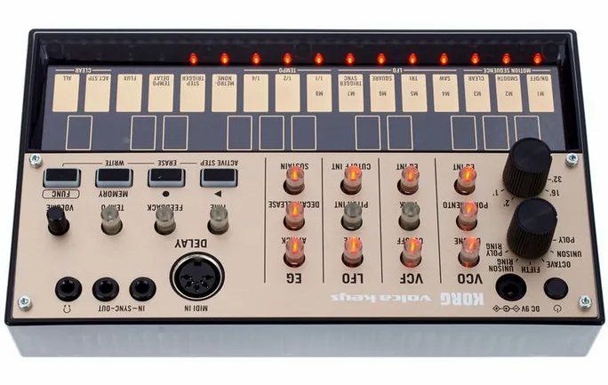 Korg Volca Keys, potentiomètres, photo 4