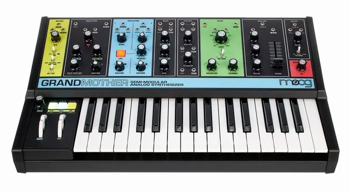 Moog Grandmother, vue de dessus, photo 2