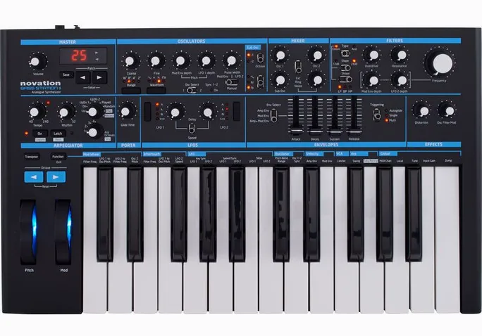 Novation Bass Station II, face arrière, photo 4