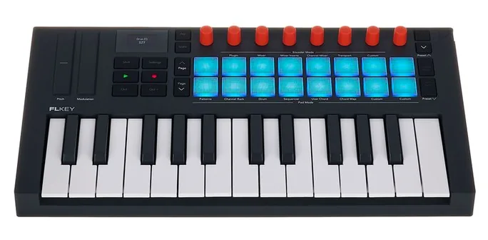 Novation FLkey 2 Mini 25, vue de profil, photo 2