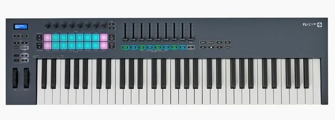 Novation FLkey 61, pads et faders, photo 3