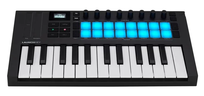 Novation Launchkey Mini 25 MK4, vue de dessus, photo 2