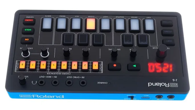 Roland AIRA Compact J-6 Chord Synth, face arrière, photo 4