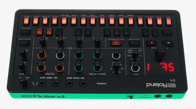 Roland AIRA Compact S-1 Tweak Synth, vue de dessus, photo 4