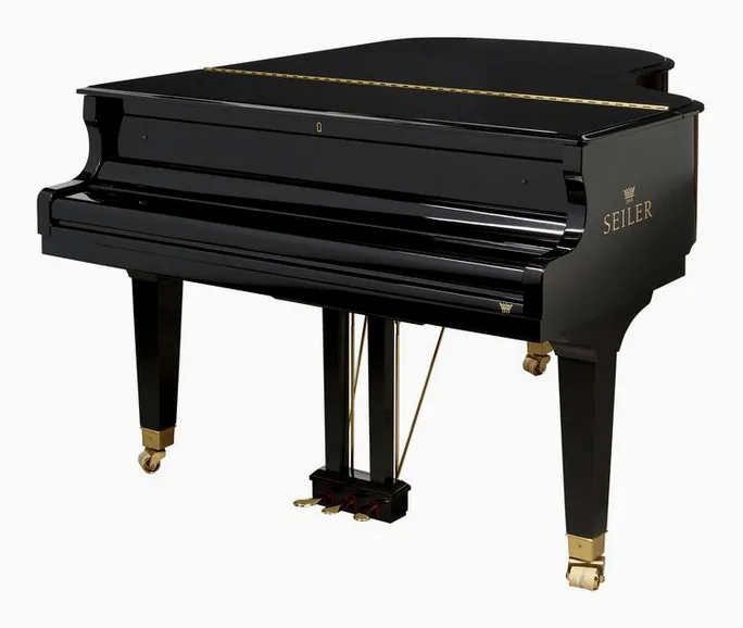 Seiler 170 Professional Grand Piano, pédales, photo 2