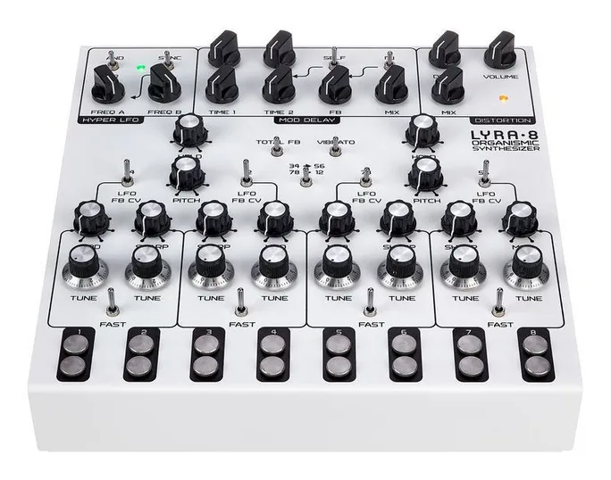 SOMA Lyra-8 White Angel, potentiomètres, photo 2