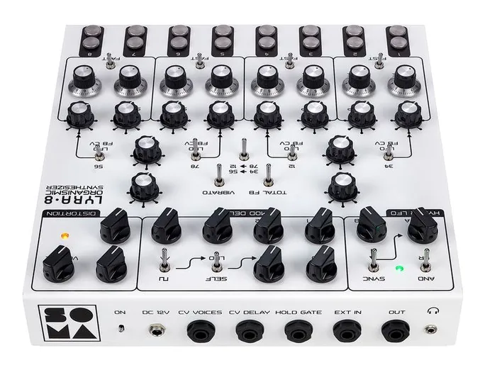 SOMA Lyra-8 White Angel, potentiomètres, photo 4
