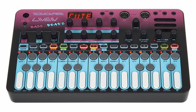 Sonicware LIVEN Bass & Beats, potentiomètres, photo 2