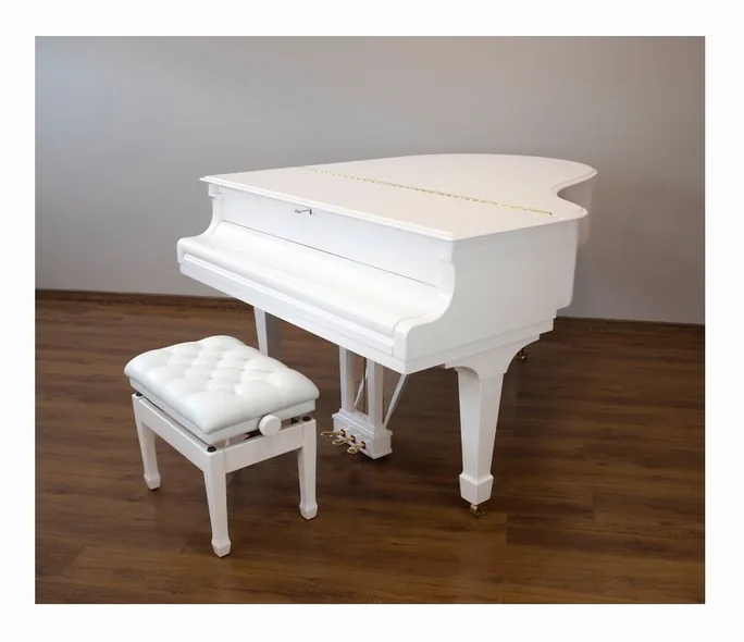 Steinway & Sons M-170 White, pédales, photo 4