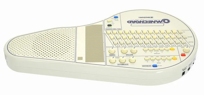 Suzuki Omnichord OM-108, vue de dessus, photo 4