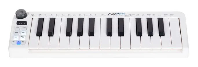 Swissonic MiniKey 25, pads et faders, photo 2