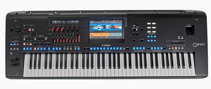 Yamaha Genos 2, vue de trois quarts, photo 4