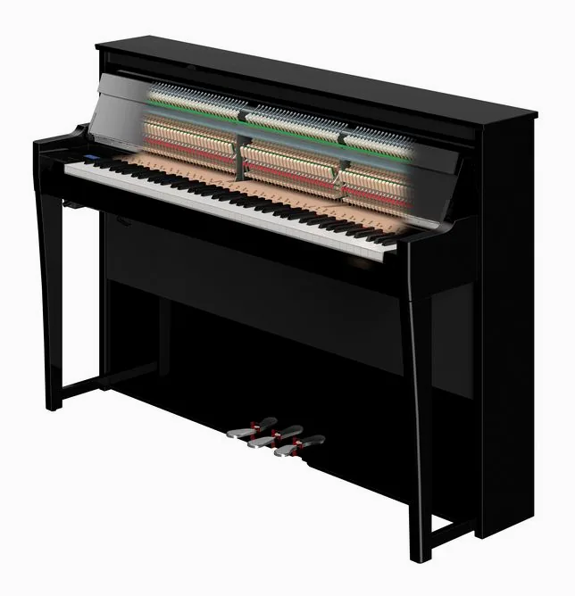 Yamaha NU1XA Avant Grand, vue de trois quarts, photo 4