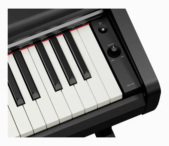 Yamaha YDP-146 B Arius, vue de profil, photo 4
